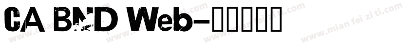 CA BND Web字体转换